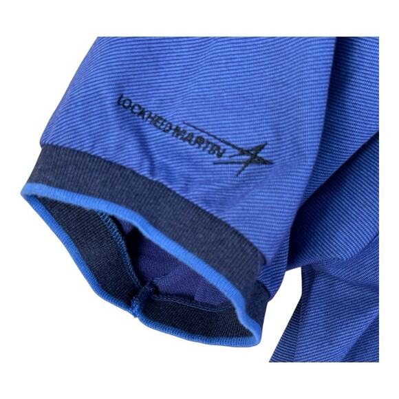 Lockheed Martin U2 Dragon Lady Plane Logo Mens Blue Polo Shirt Size 3XL - Picture 5 of 12